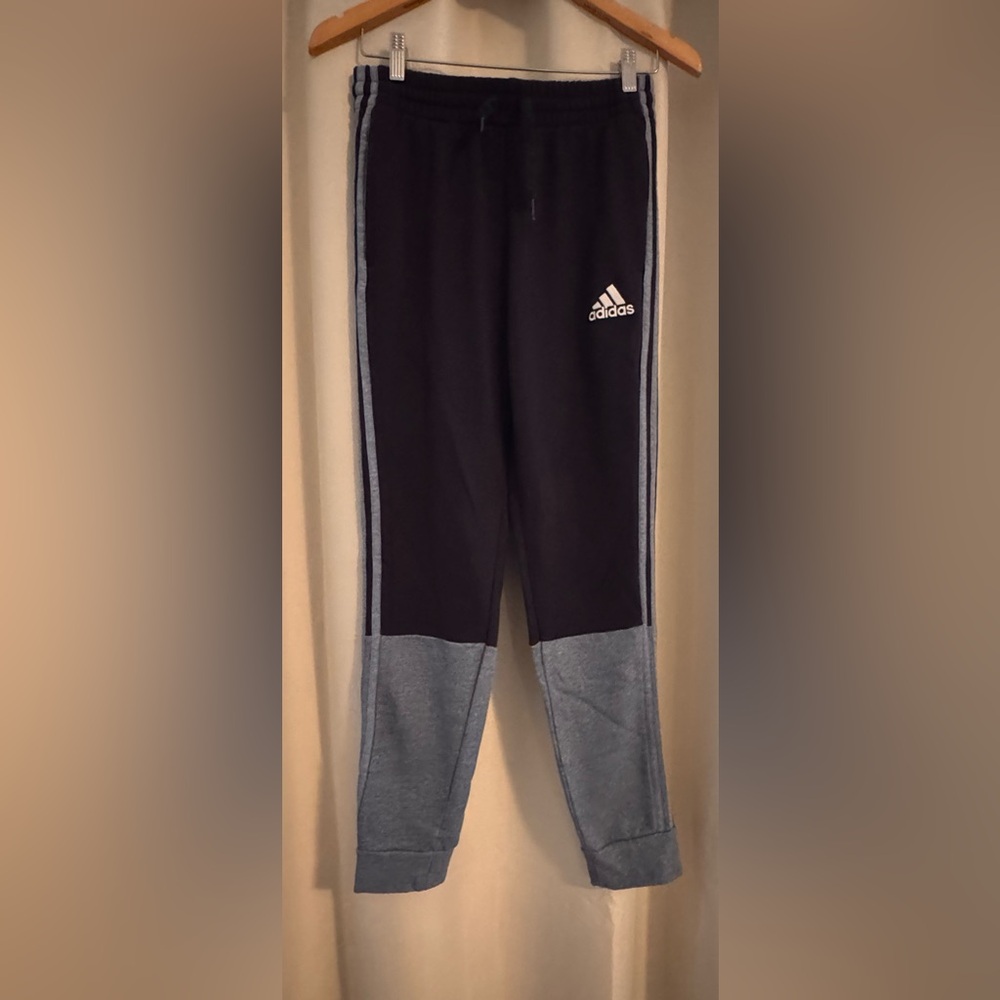 Adidas men’s small navy and Gray Joggers